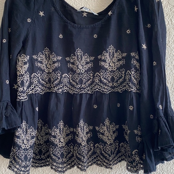 American Eagle Doll Lace Blouse - Picture 2 of 13